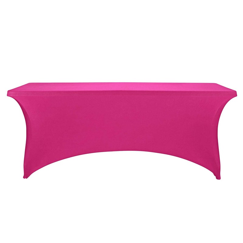 LZY Spandex Fitted Stretch Table Cover for 6 ft or 4ft or 8ft Folding Table, Rectangular Cocktail Tablecloth, Perfect for Party or Banquet - Image 2